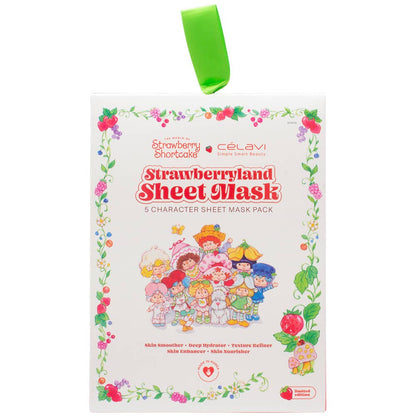 Strawberry Shortcake 5 Character Face Sheet Mask
