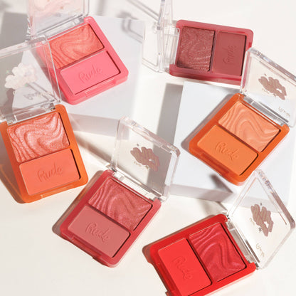 The Glow Up! Matte & Shimmer Blush Duo
