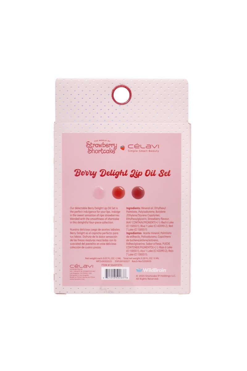 Strawberry Shortcake 3pc Berry Lip Oil