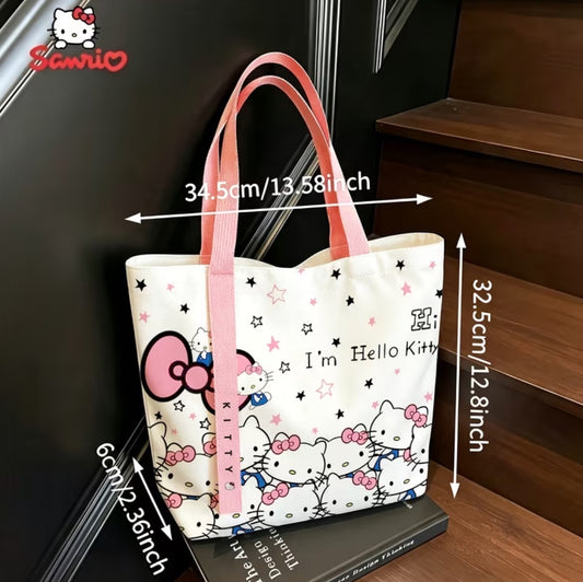 Hello Kitty Pink Bow Tote Bag