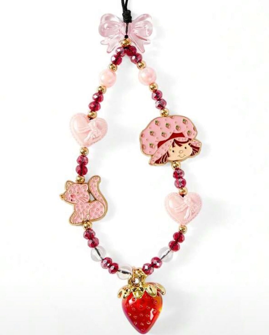 Strawberry Shortcake Phone Charm
