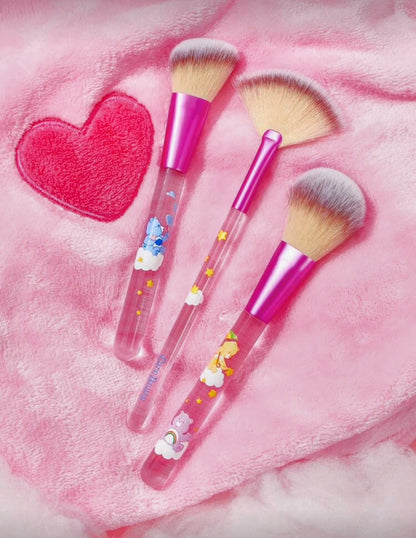Care Bears 3-Piece Makeup Brush Set with Pouch