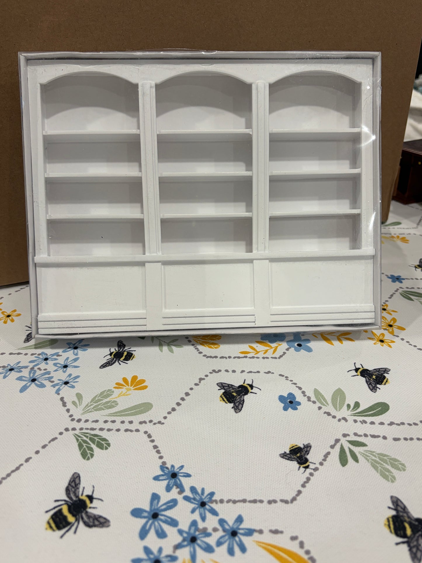 1:12 Scale Miniature Wall Display Shelving Unit