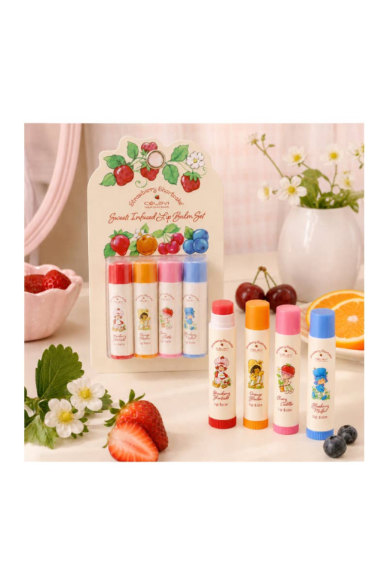 Shortcake 4 Piece Lip Balm Set