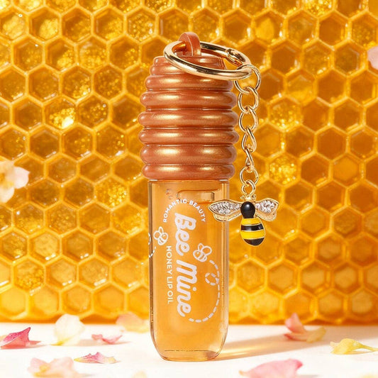 Bee Mini Honey Lip Oil Keychain