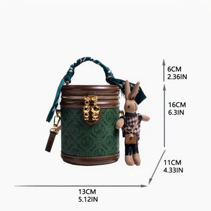 Mini Cylinder, Crossbody Handbag