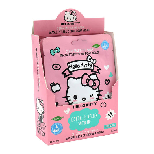 Bulk - Detox Fabric Mask - Hello Kitty