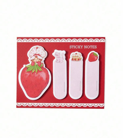 Shortcake Sticky Notes & Page Tabs Set 🍓