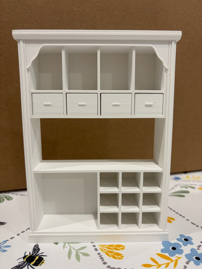 1:12 Scale Miniature Kitchen Pantry & Storage Cabinet