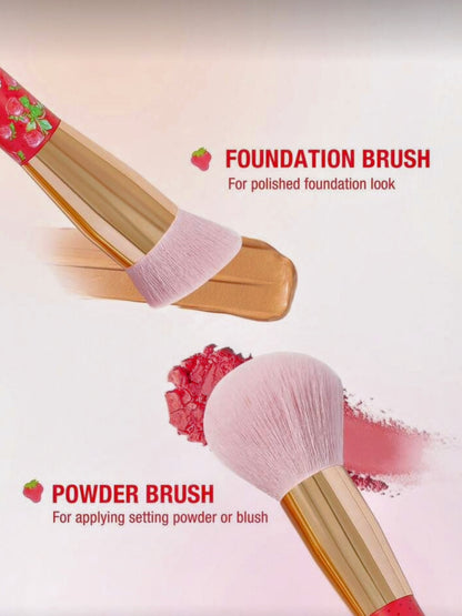 Strawberry Shortcake 2-Piece Pink Makeup Brush Set