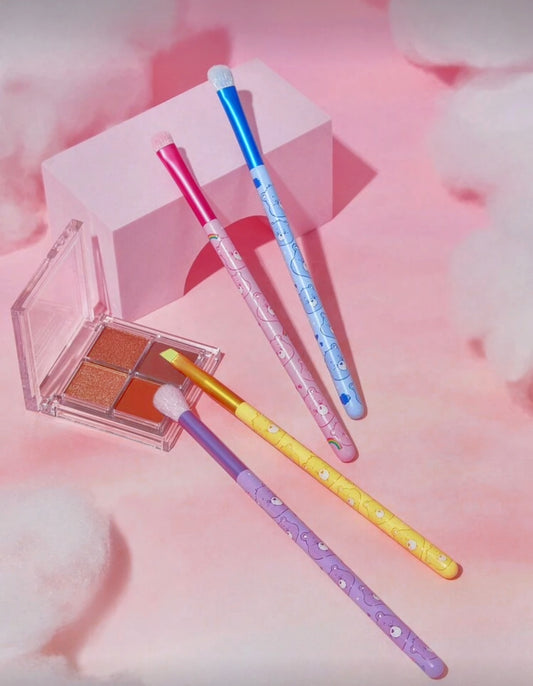 Care Bears 4‑Piece Heart-Shaped Eye Makeup Brush Set