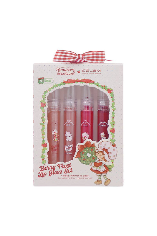 PINEAPPLE Beauty - Celavi SS60138H Strawberry Shortcake 4pc Lip Gloss Set - 12