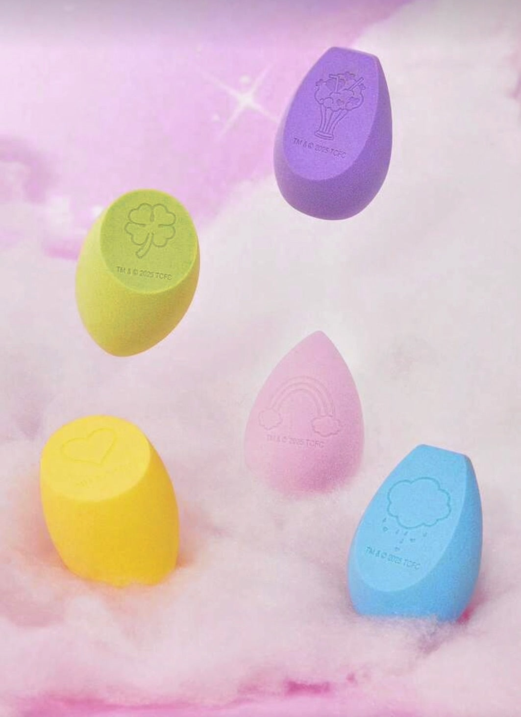 Care Bears 5-Piece Makeup Sponge Set