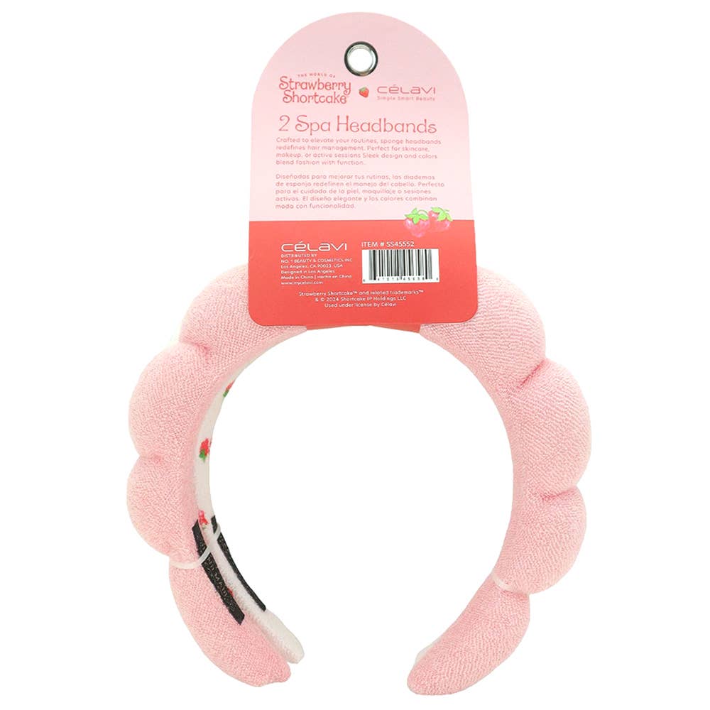 Strawberry Shortcake 2pc Sponge Headband (Copy)
