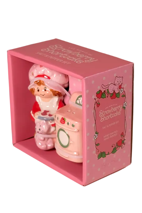 Strawberry Shortcake Vintage Oven Spices Salt & Pepper Set
