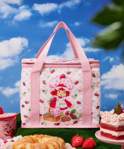 Strawberry Shortcake Cooler Bag – White & Pink 🍓