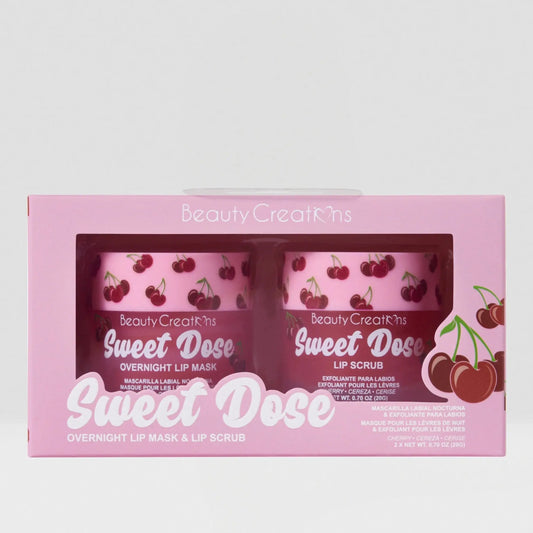 🍒 Sweet Dose Cherry Overnight Lip Mask & Lip Scrub Duo