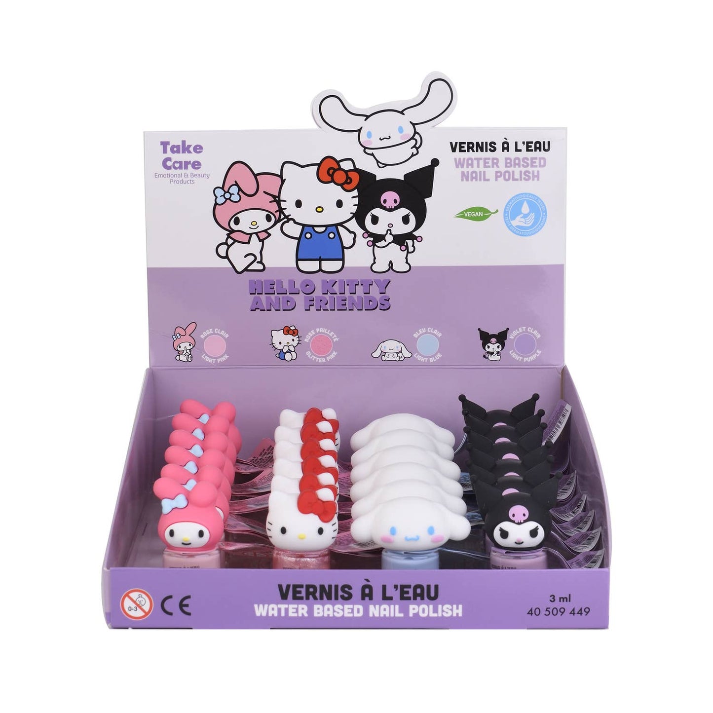 Takecare - HELLO KITTY 3D HEAD NAIL POLISH 3 ml