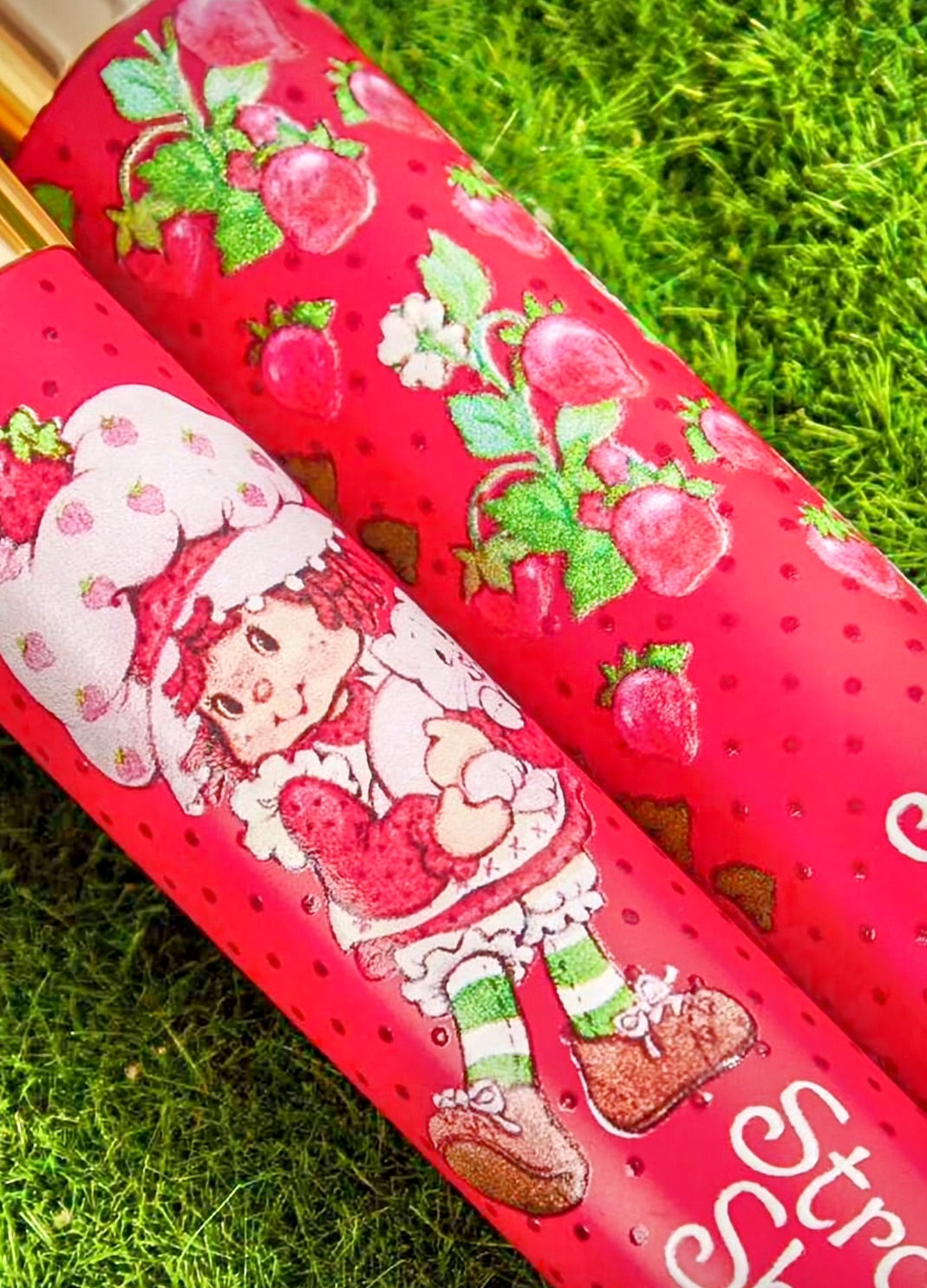 Strawberry Shortcake 2-Piece Pink Makeup Brush Set