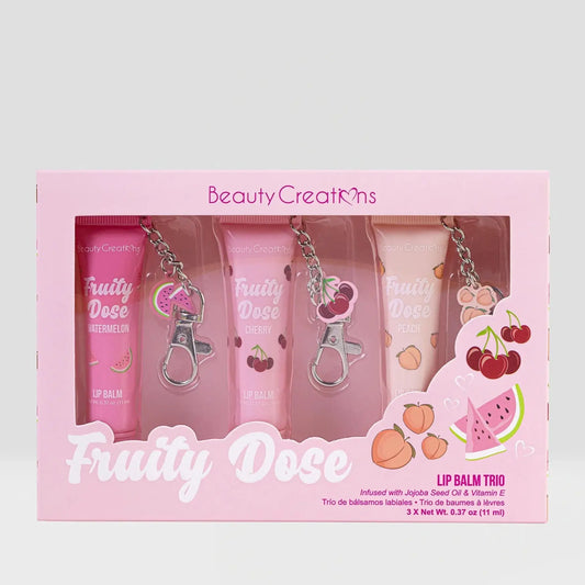 Fruity Dose Keychain Lip Balm Trio