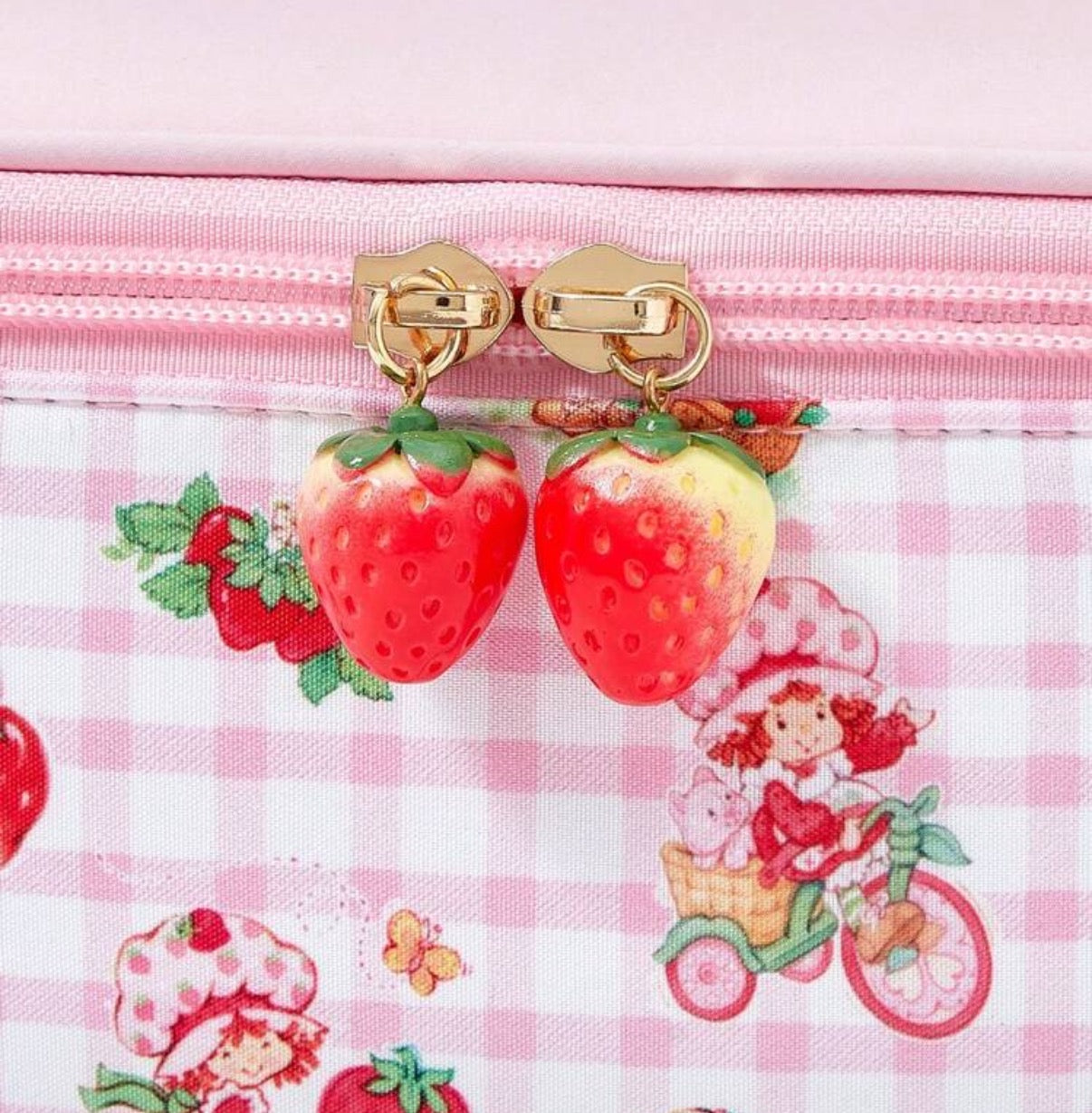 Strawberry Shortcake Blue Makeup Bag