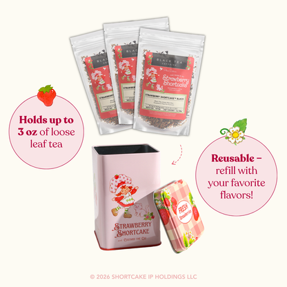 COMING SOON!  Strawberry Shortcake Tea Tin