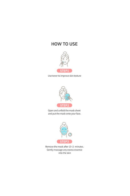 Korean Essence Facial Mask Sheet - 1 Mask