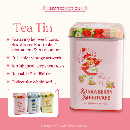 COMING SOON!  Strawberry Shortcake Tea Tin