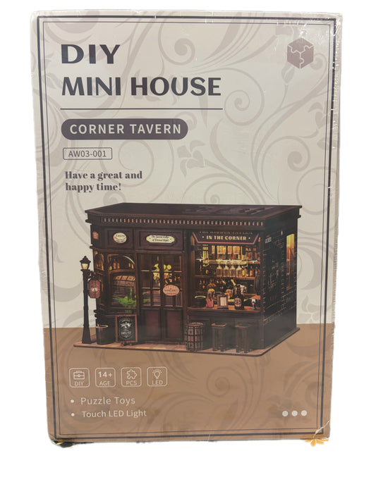 Corner Tavern DIY Miniature Building Kit