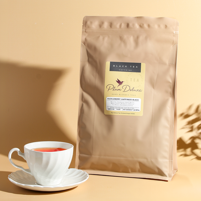 Coming soon! Huckleberry Happiness Blueberry Black Loose Leaf Tea