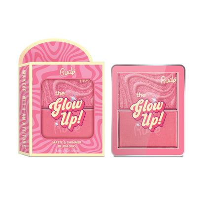 The Glow Up! Matte & Shimmer Blush Duo