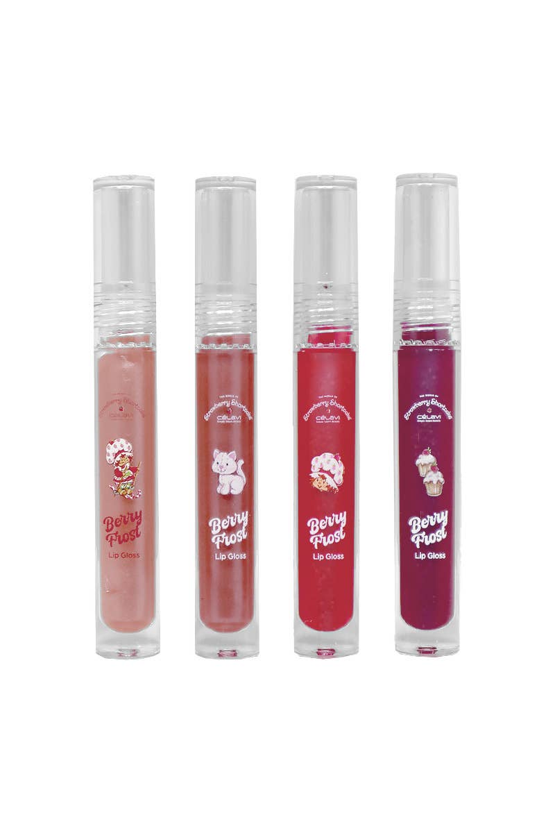 PINEAPPLE Beauty - Celavi SS60138H Strawberry Shortcake 4pc Lip Gloss Set - 12
