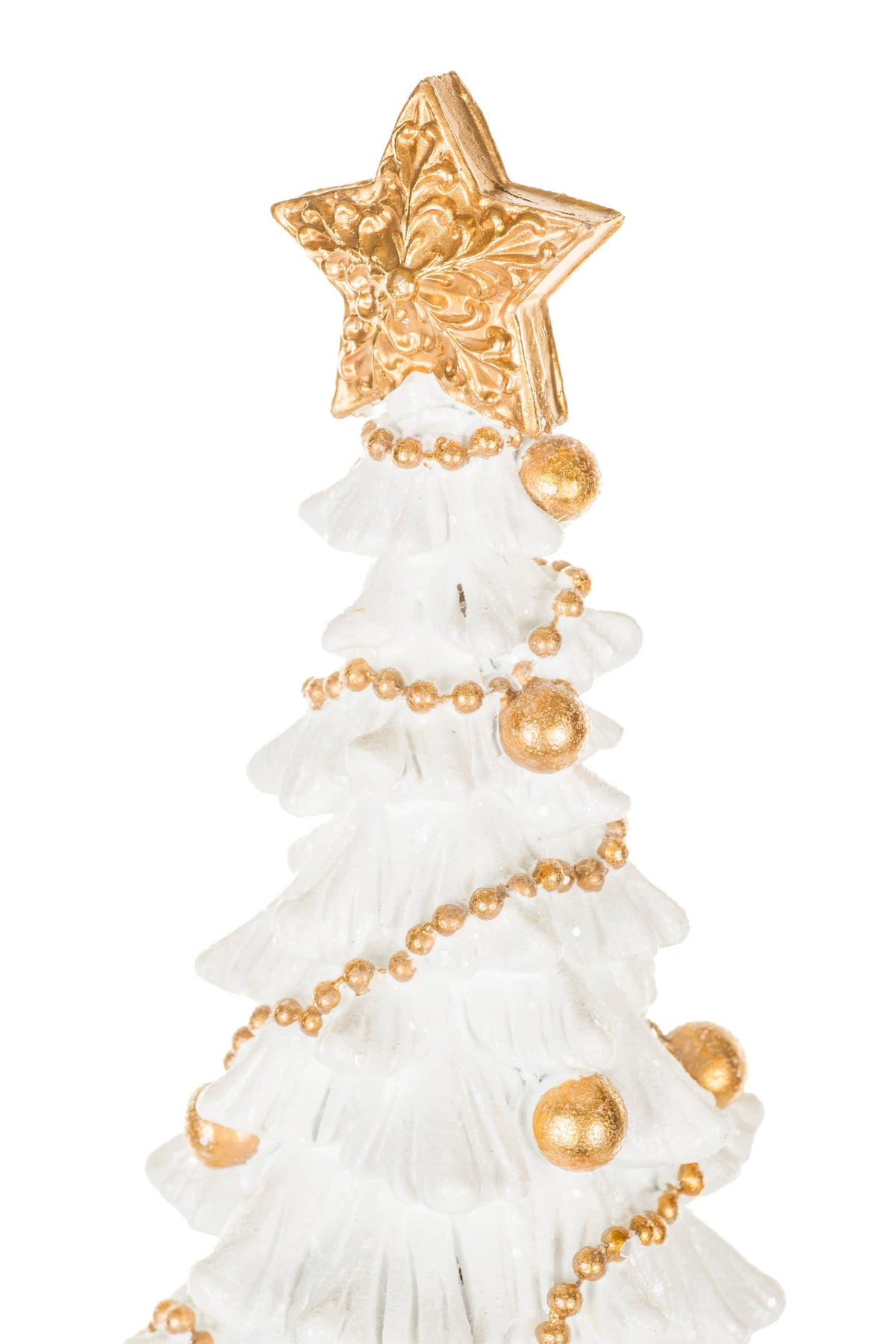 17" White Christmas Tree Accent