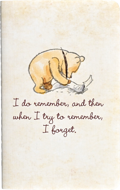 3pcs Pooh Mini Notebooks