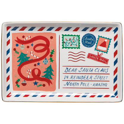 Jubilee Santa Mail Christmas Dish