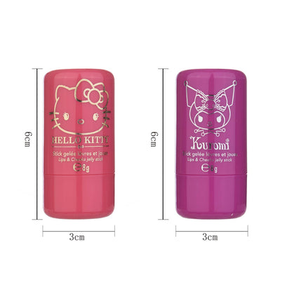 Hello Kitty and Kuromi Jelly Stick for Lips and Cheeks