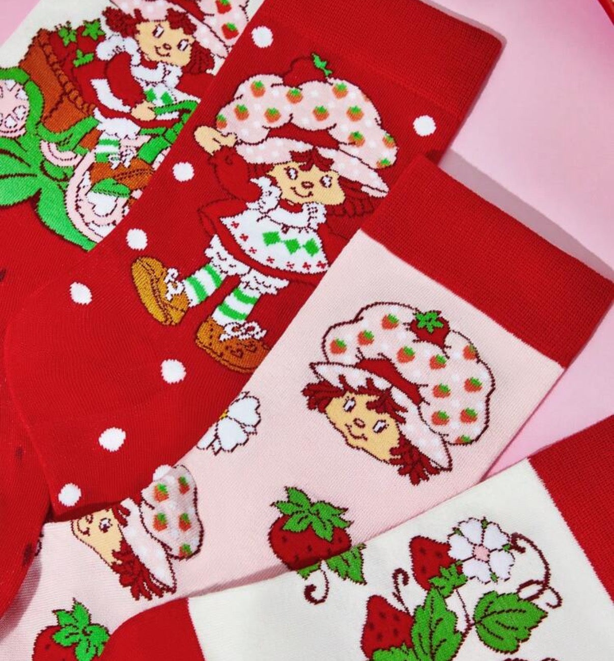 Strawberry Shortcake Socks