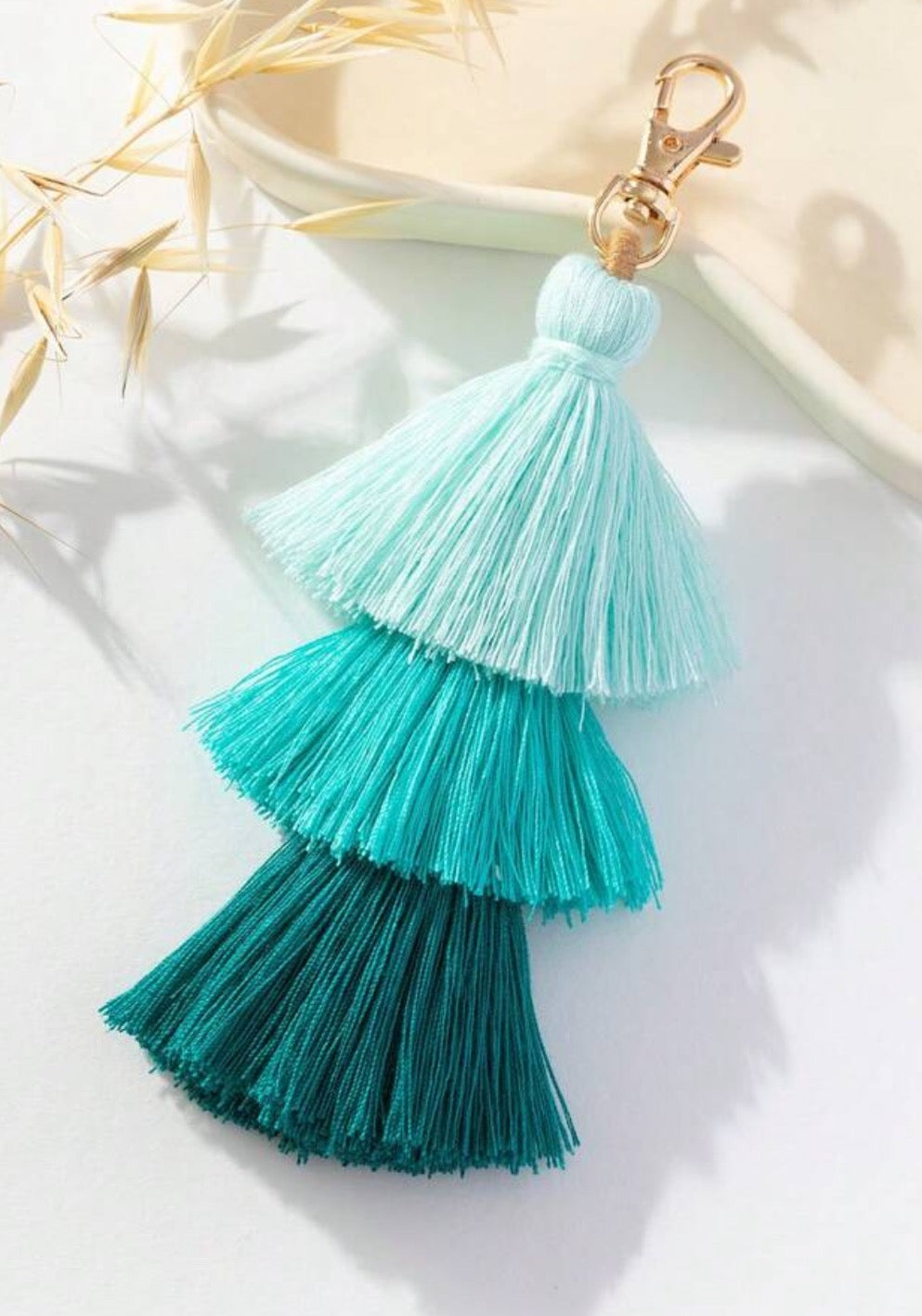 Boho Tassel Gradient Bag Charm