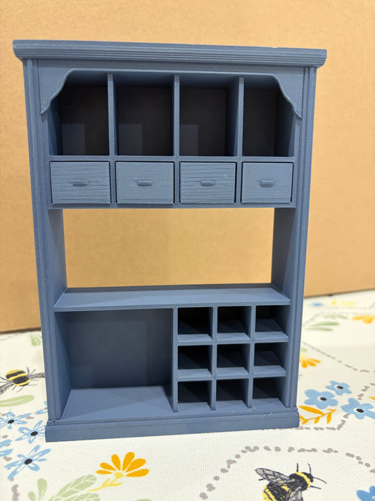 1:12 Scale Miniature Kitchen Pantry & Storage Cabinet