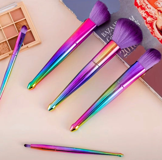 High-End 5-Piece Makeup Brush Set