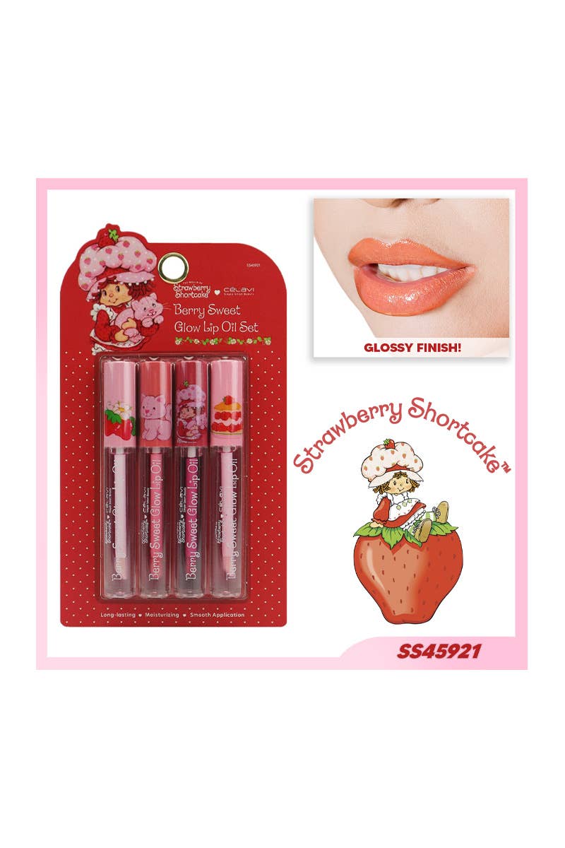 Strawberry Shortcake Berry Sweet Lip Oil - 4 pcs