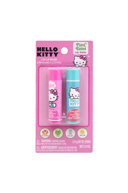 Hello Kitty 2pc Fruit Flavors Lip Balm Set