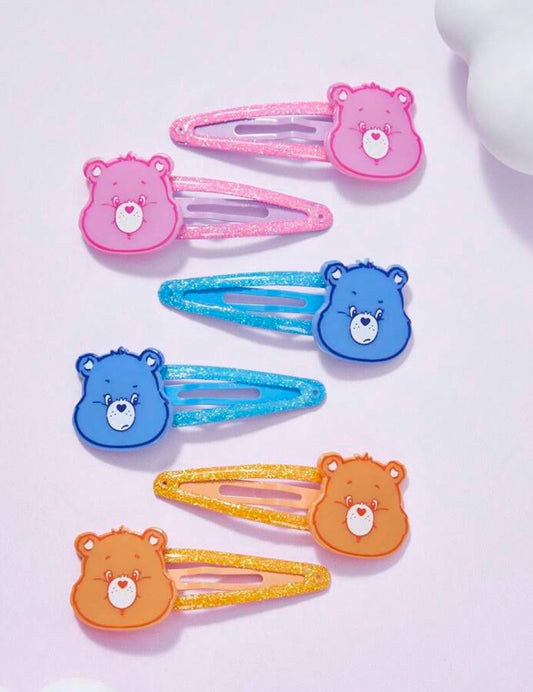 Care Bear Hair Clips Pack