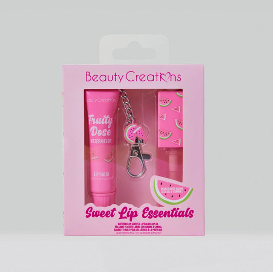 🍉 Sweet Lip Essentials Set – Watermelon Lip Balm Keychain