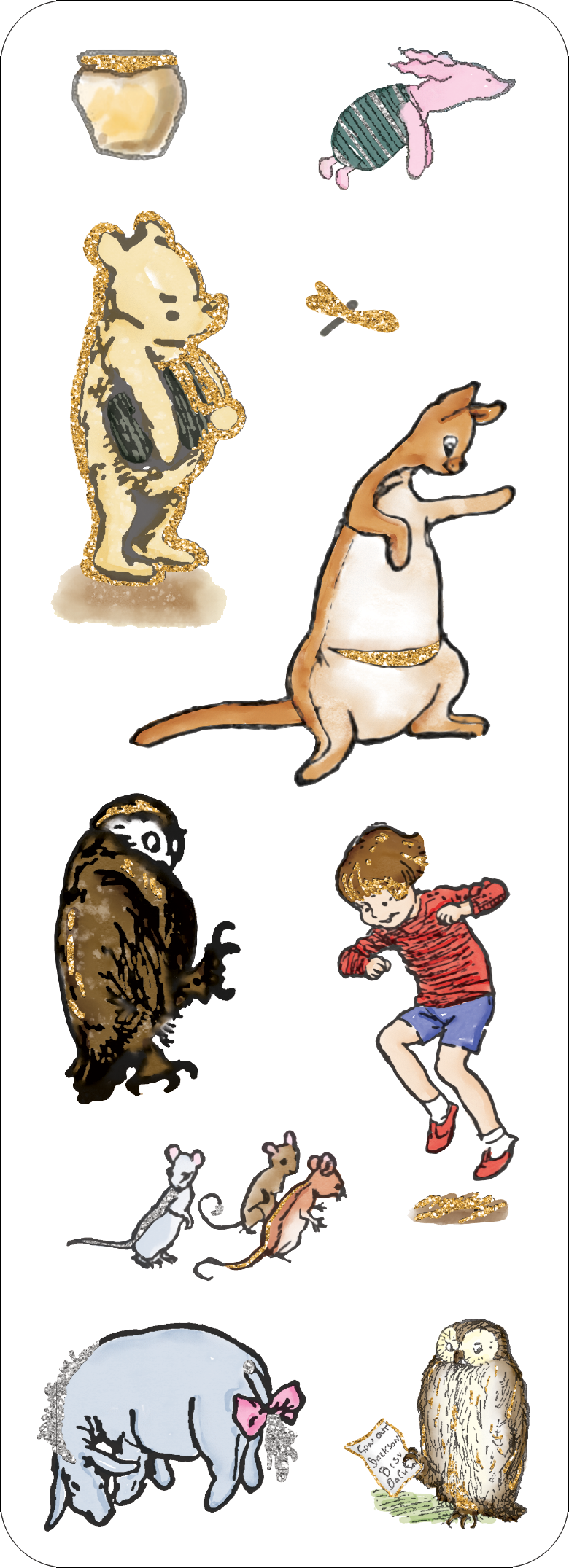 Pooh Sticker Set