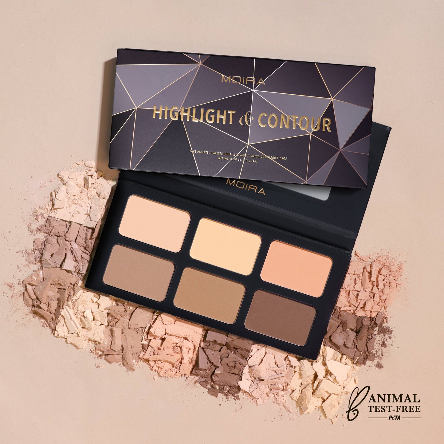 Moira Cosmetics - Highlight & Couture Face Makeup Palette