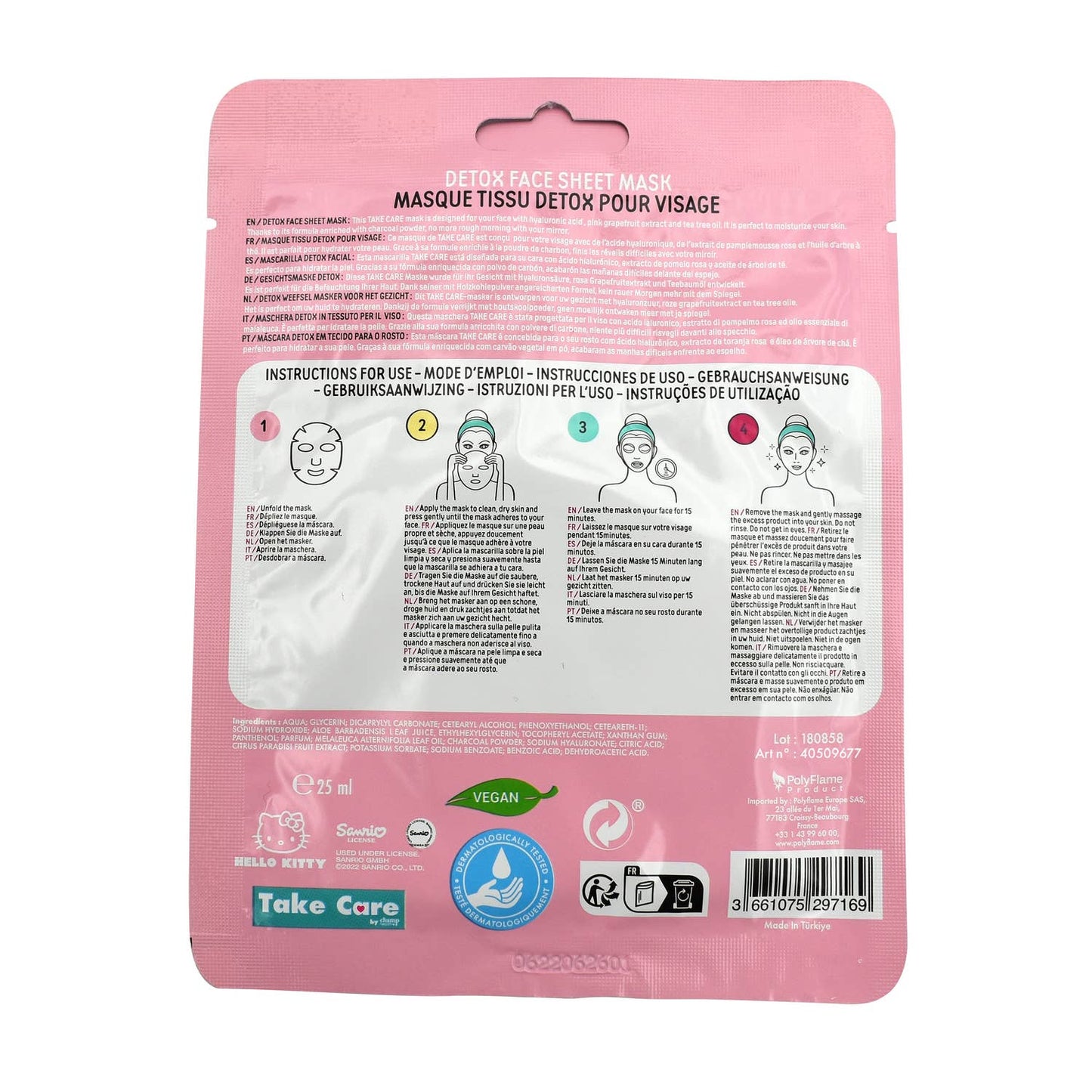 Hello Kitty Detox Fabric Mask