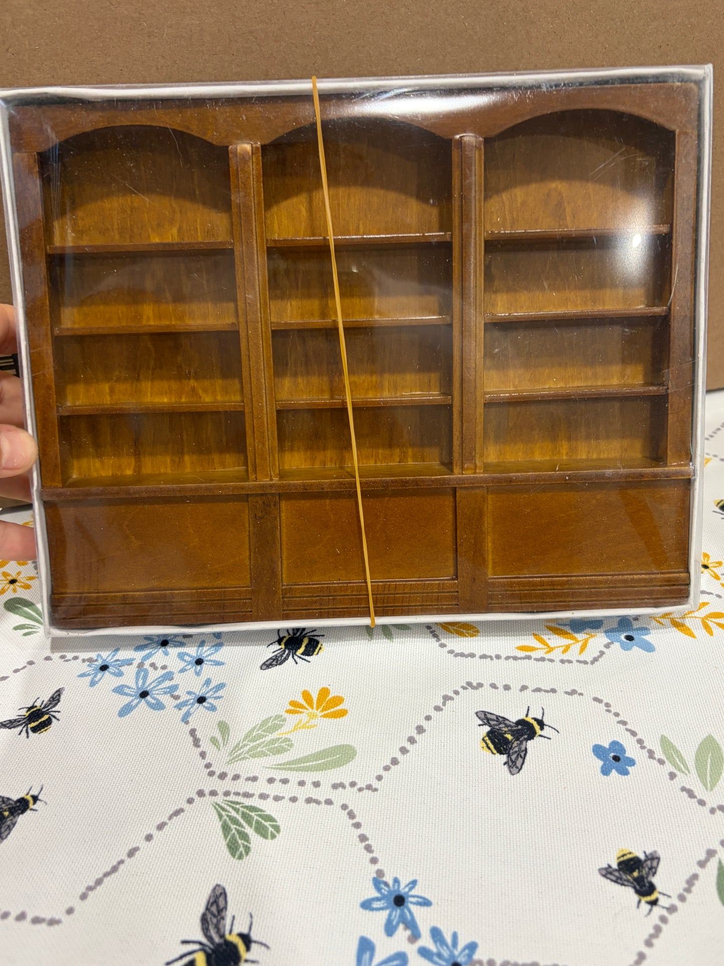 1:12 Scale Miniature Wall Display Shelving Unit