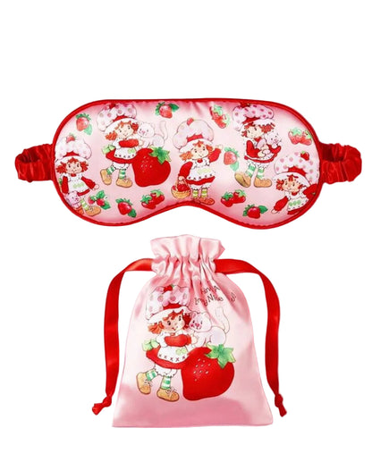 Strawberry Shortcake Sleep Mask with Pouch