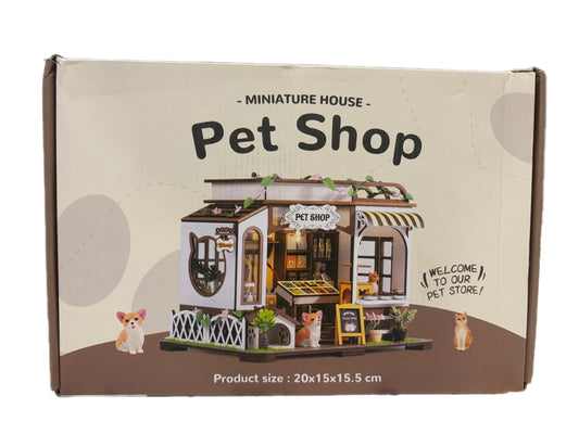 DIY Miniature Pet Shop Building Kit